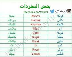 يحب من مصور لكل قاموس عربي تركي بعض المفردات اللغة التركية pdf 289393 2