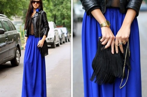 اخر موضة التنانير الطويلة Maxi Skirt 11