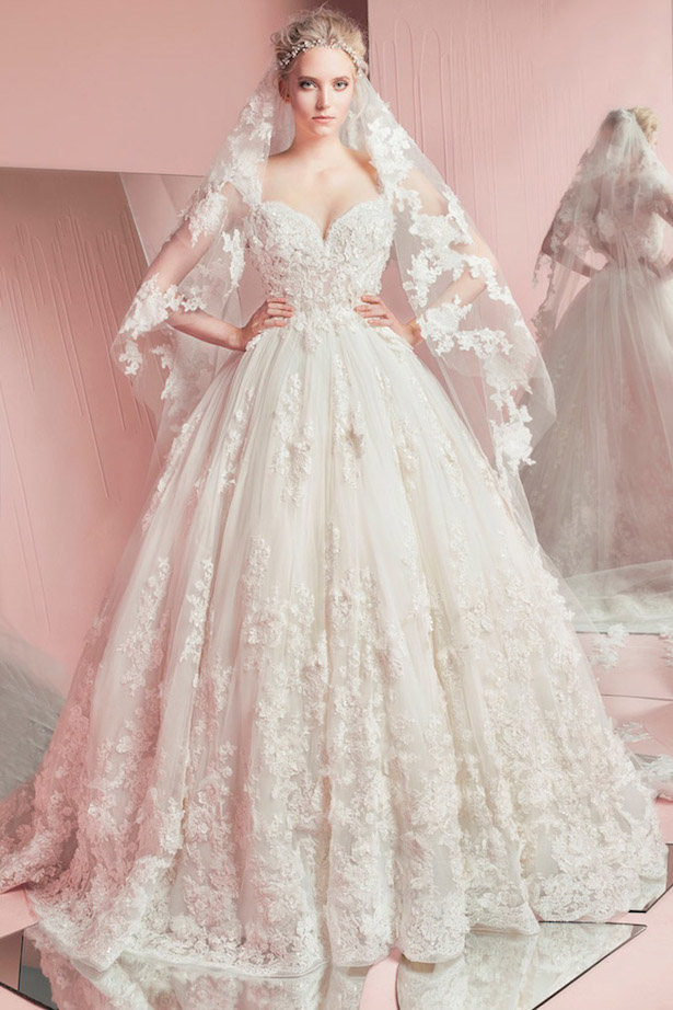 تصميمه طلع موضة ساعة فرحي - فساتين اعراس تصميم زهير مراد Zuhair Murad Bridal Spring 2016 Collection14