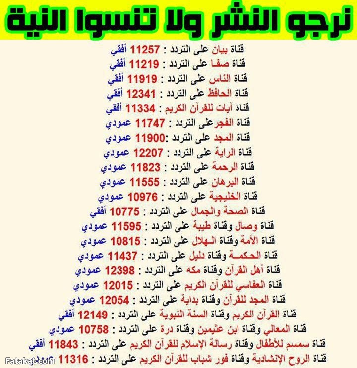 ترددات قنوات النايل سات 2020 - كل ما هو جديد عن الترددات للعام الجديد 20160706 1092