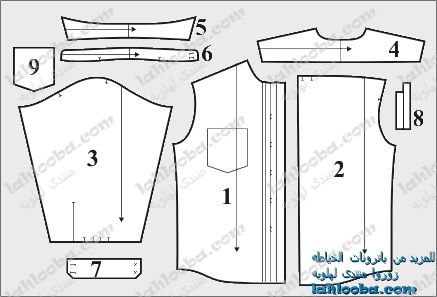 طريقة عمل باترون قميص نسائي 20160718 2852