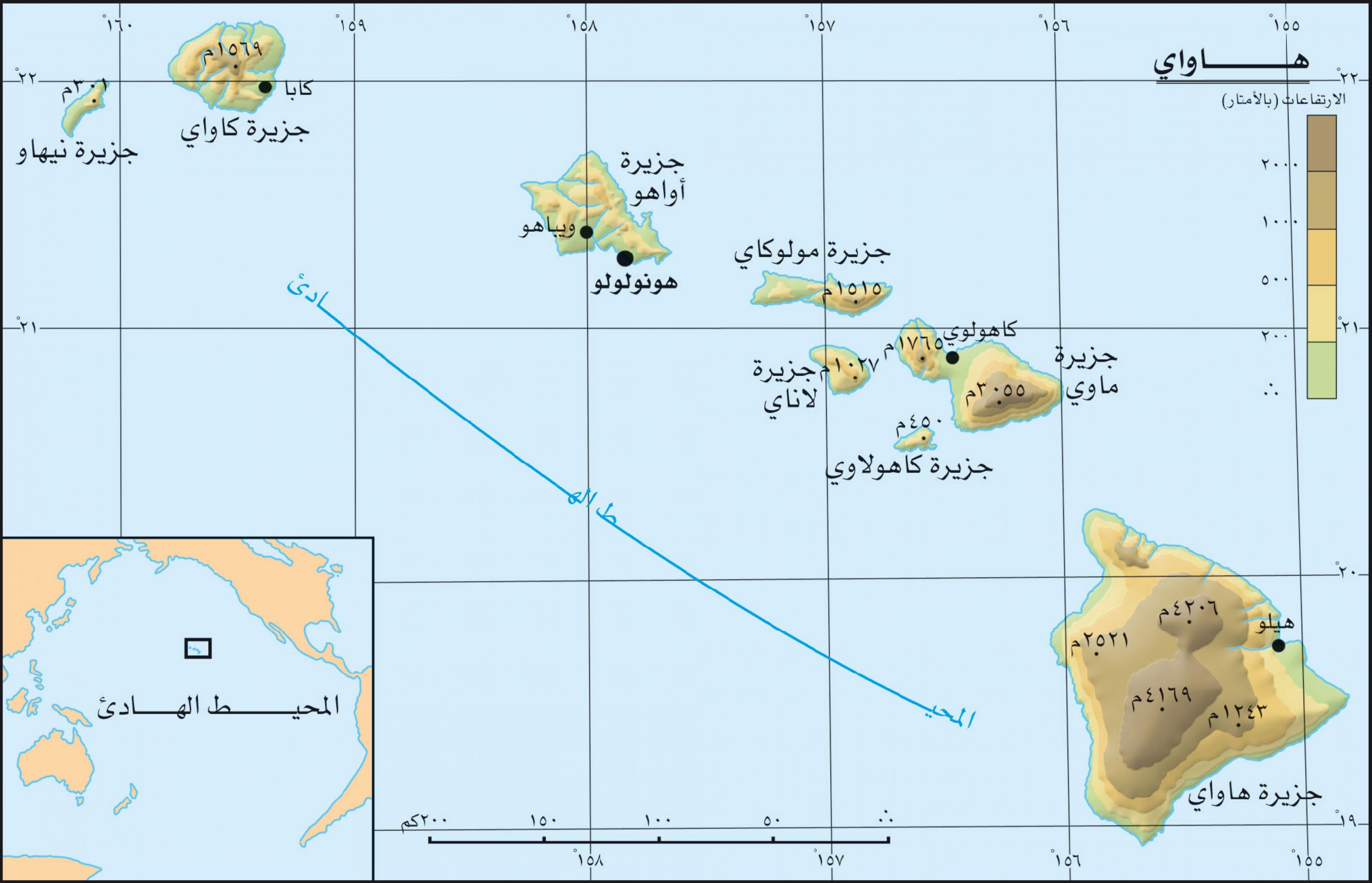 موقعها بالتحديد - اين تقع جزيرة هاواي 20160717 106
