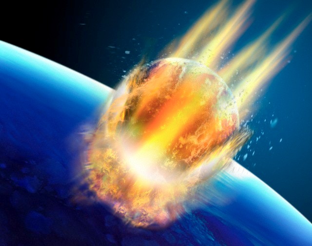 ما هي النيازك السماويه - معني وشرح النيازك السماوية بالكامل Asteroid Hits Earth 4