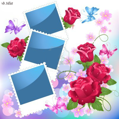 براويز ورود وزهور اطارات ورود بدقة عالية وبخلفية شفافة Collection Flowers 20160701 109