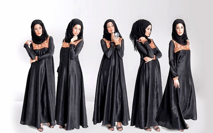 عبايات المتحجبة - عبايات محجبة للعيد عبايات للمحجبات Abaya Designs For Eid 2014 She9-Blogspot-Com12