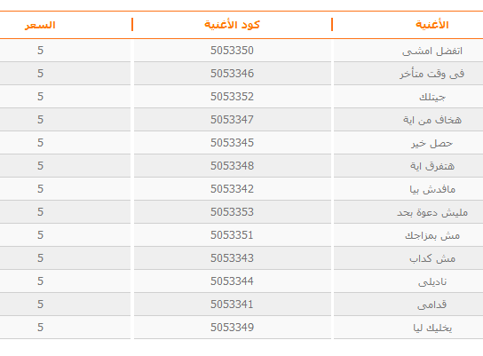 كود كول تون موبنيل - اكبر عدد اكواد لاحلي واجدد الاغاني 20160712 95