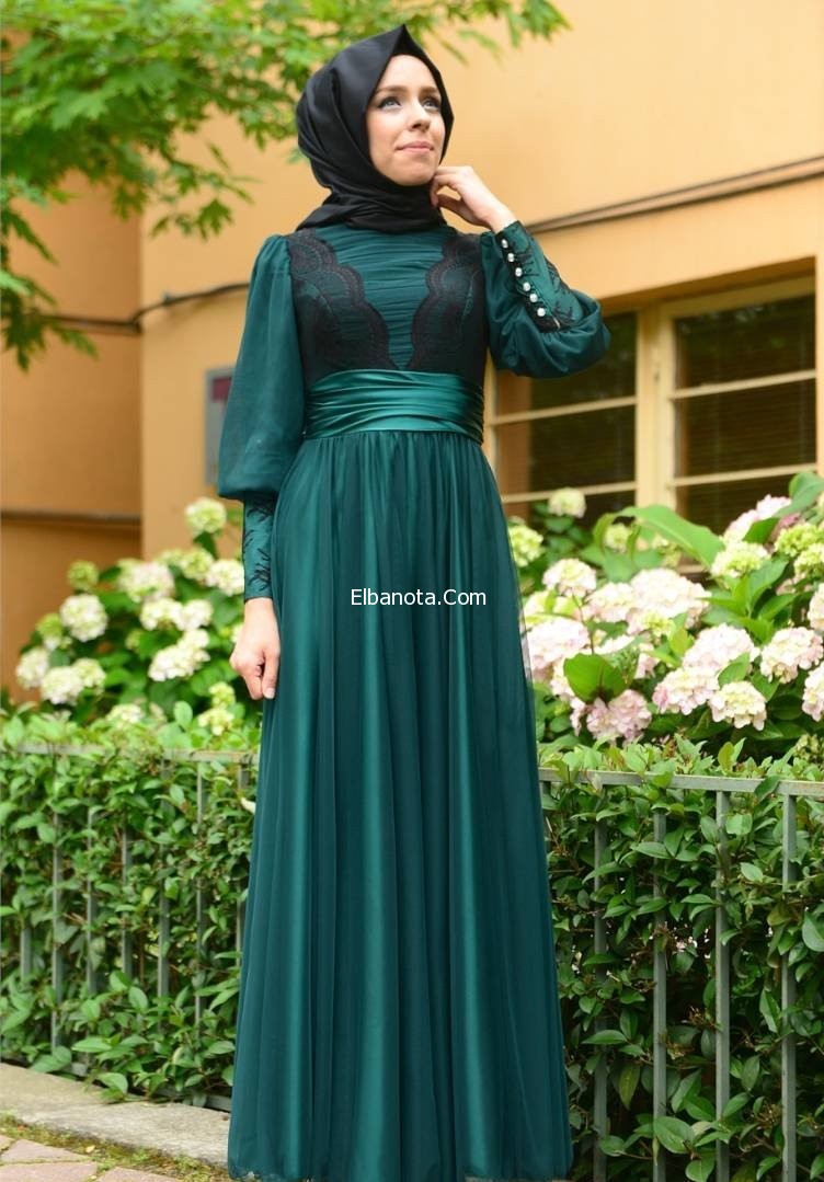 اجمل فساتين للمحجبات للمناسبات Dresses Hejab 2014 1