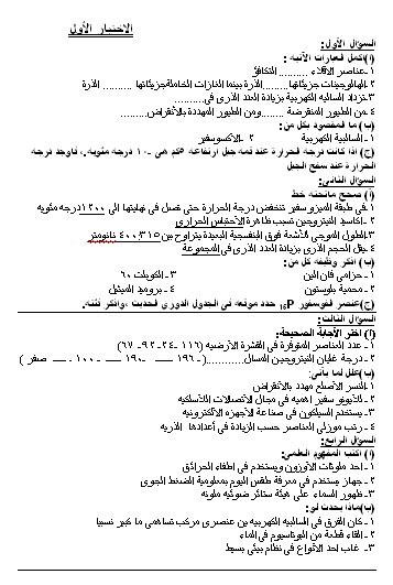 امتحان الصف الثاني الاعدادي - المراجعة النهائية والتوقعات الأكيدة 20160629 166