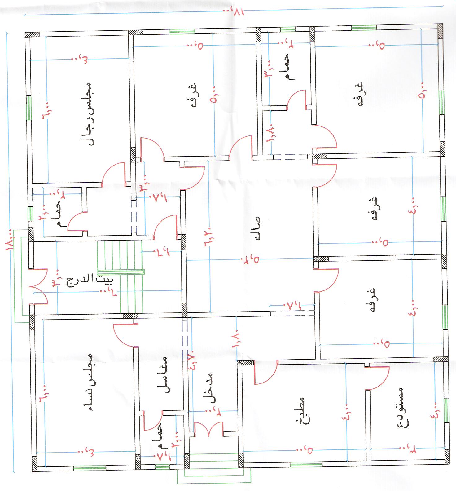 مخططات فلل دور ارضي 4E9C1F4Df611E65B25A3375Dc1489A951