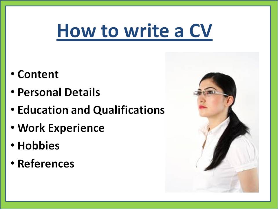 كيفية كتابة وتقديم cv , اصنع CV محترف