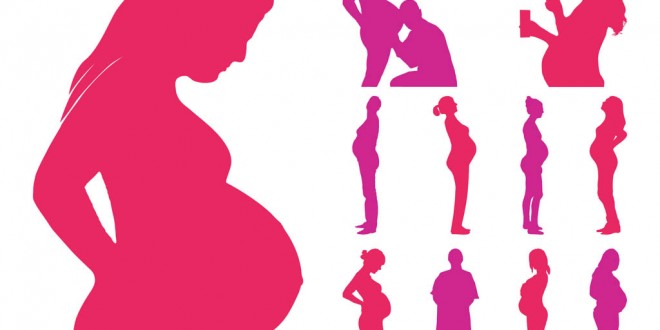  FreeVector Pregnancy Silhouettes 660x330