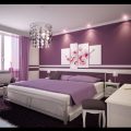 Bedroom With Purple Wall Paint 1 ديكورات ريسبشن كلاسيك ورقيق انا روفا